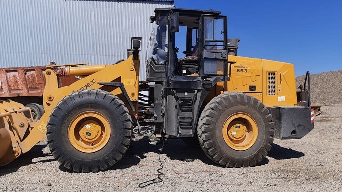 Установка ГЛОНАСС/GPS на фронтальный погрузчик Lonking